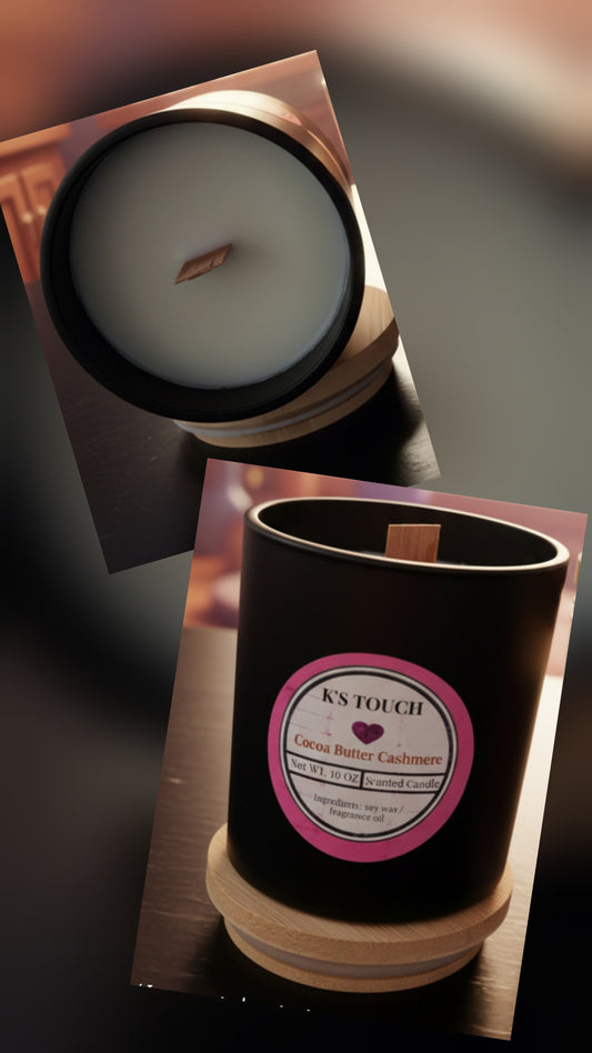 10 oz Wooden Wicked Candle (Matte)