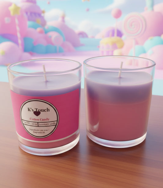10 oz Cotton Candy Scented Soy Candles