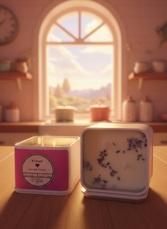 8 oz. Lavender & Vanilla Soy Candle