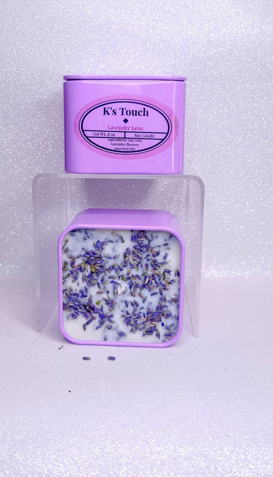 8 oz. Lavender & Vanilla Soy Candle