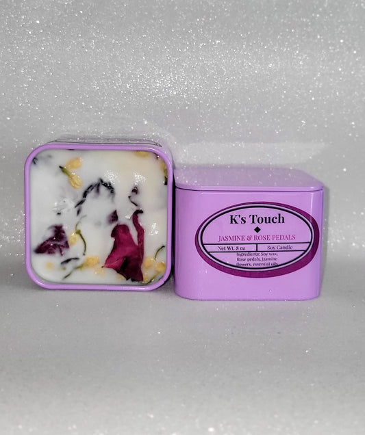 8 oz. Sandalwood & Rose Soy Candle
